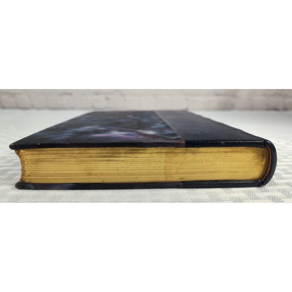 Cornelius Tacitus Latin /French 1920 Leather Marbled Gold Edging